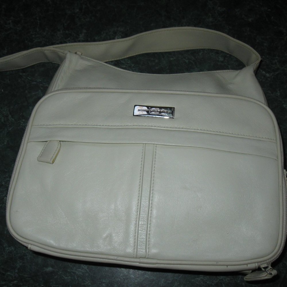 White Hush Puppy crossbody bag